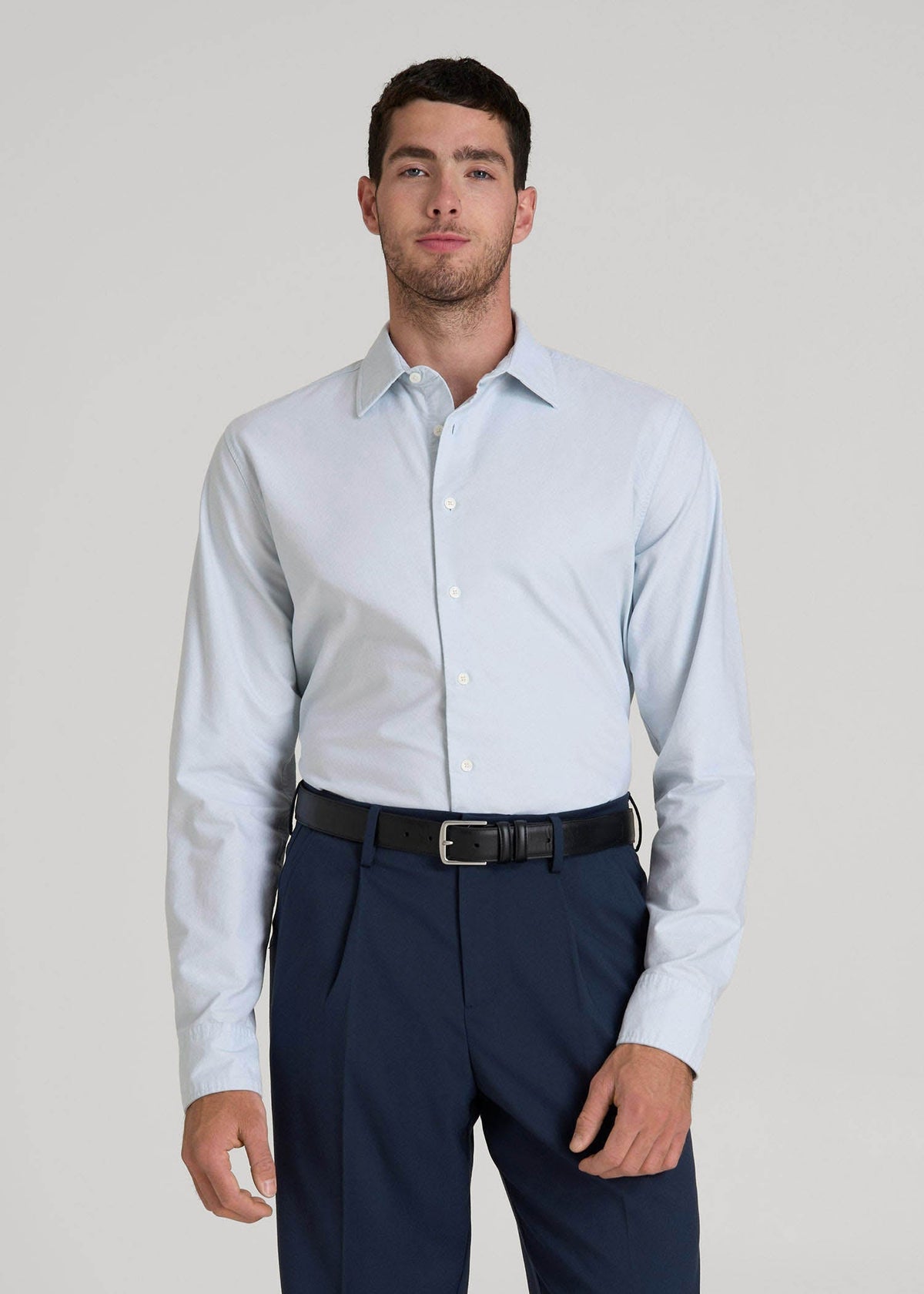 American Tall For Sale | Pinpoint Oxford Shirt for Tall Men in Light Blue