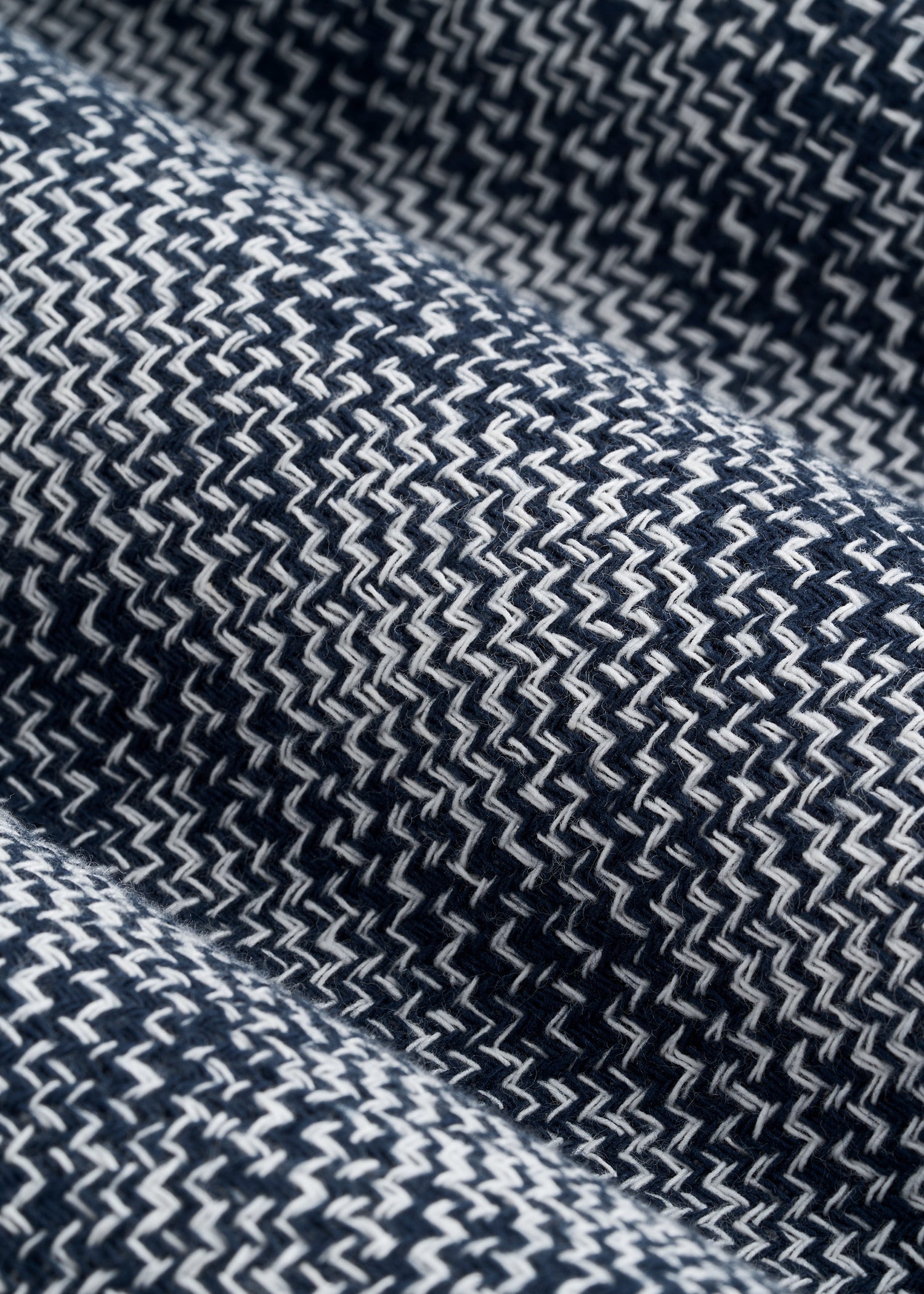 American Tall Outlet | Lightweight Woven Overshirt for Tall Men in Navy Textured Grid