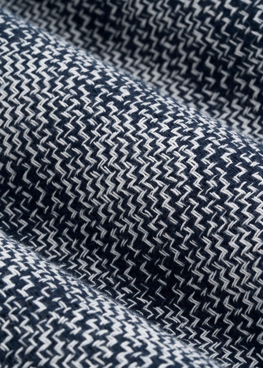 American Tall Outlet | Lightweight Woven Overshirt for Tall Men in Navy Textured Grid