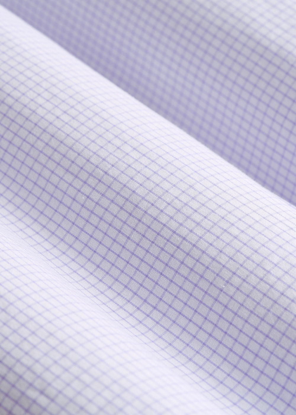 American Tall Outlet | Oskar Easy Care Dress Shirt for Tall Men in Iris Mini Check