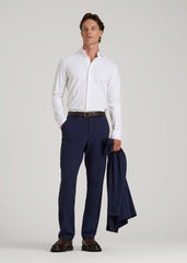 American Tall For Sale | Stretch Jersey Dress Shirt for Tall Men in Optic White