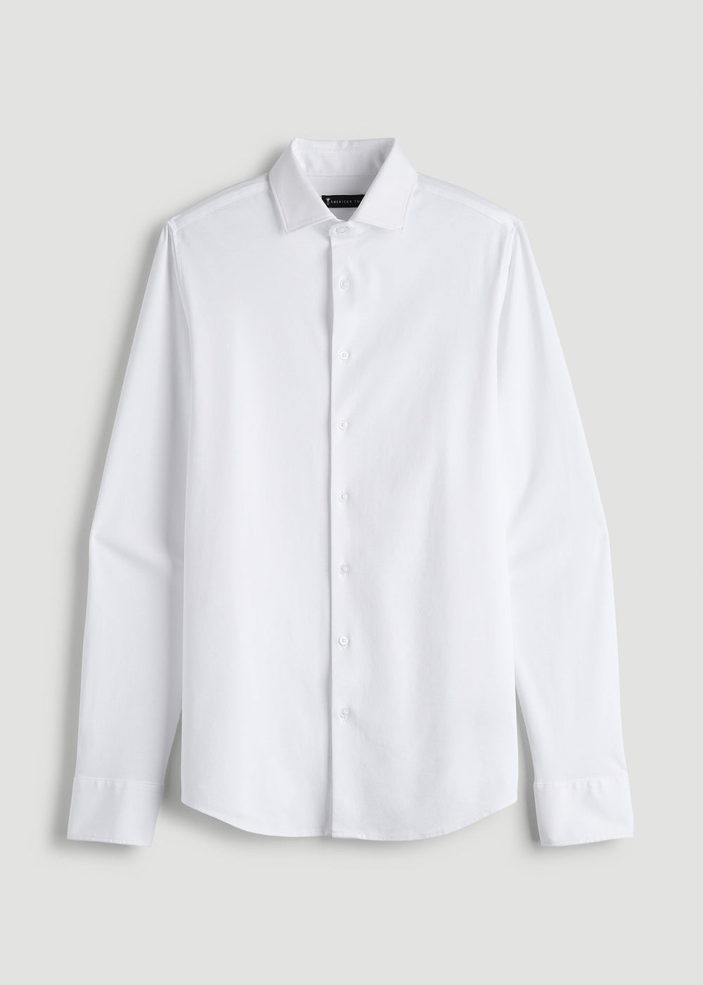 American Tall For Sale | Stretch Jersey Dress Shirt for Tall Men in Optic White