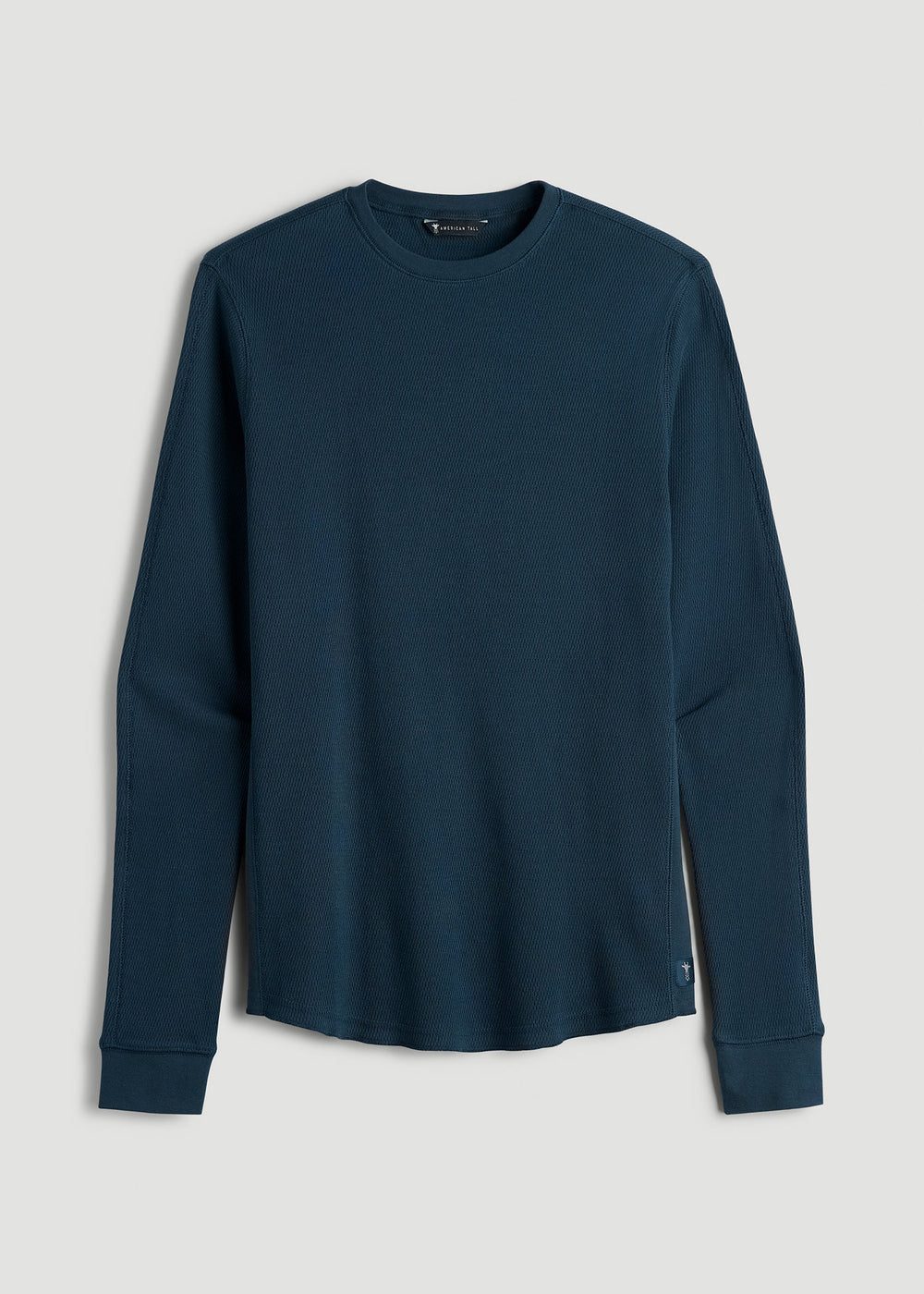 American Tall Online | Double Honeycomb Thermal Crewneck for Tall Men in True Navy