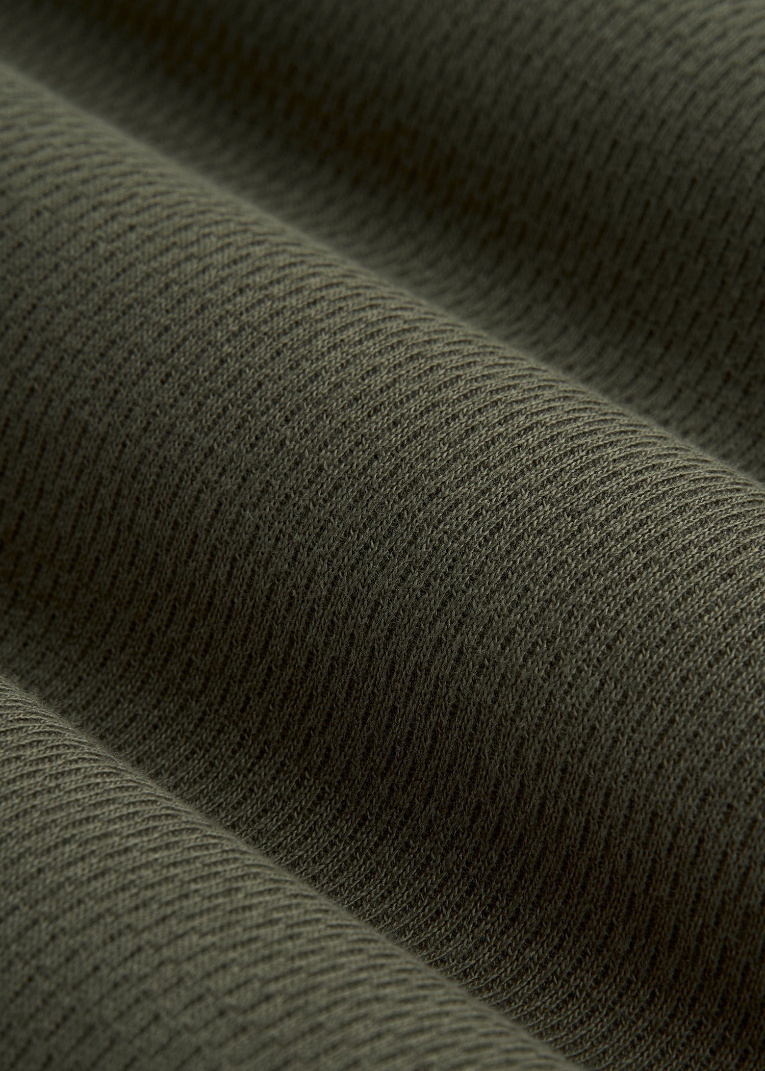 American Tall Sale | Double Honeycomb Thermal Crewneck for Tall Men in Dark Olive Green