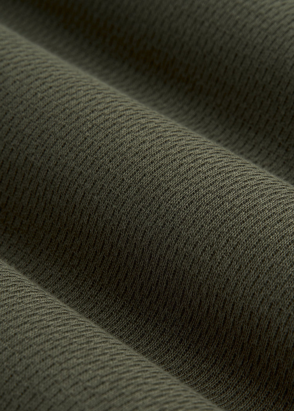 American Tall Sale | Double Honeycomb Thermal Crewneck for Tall Men in Dark Olive Green
