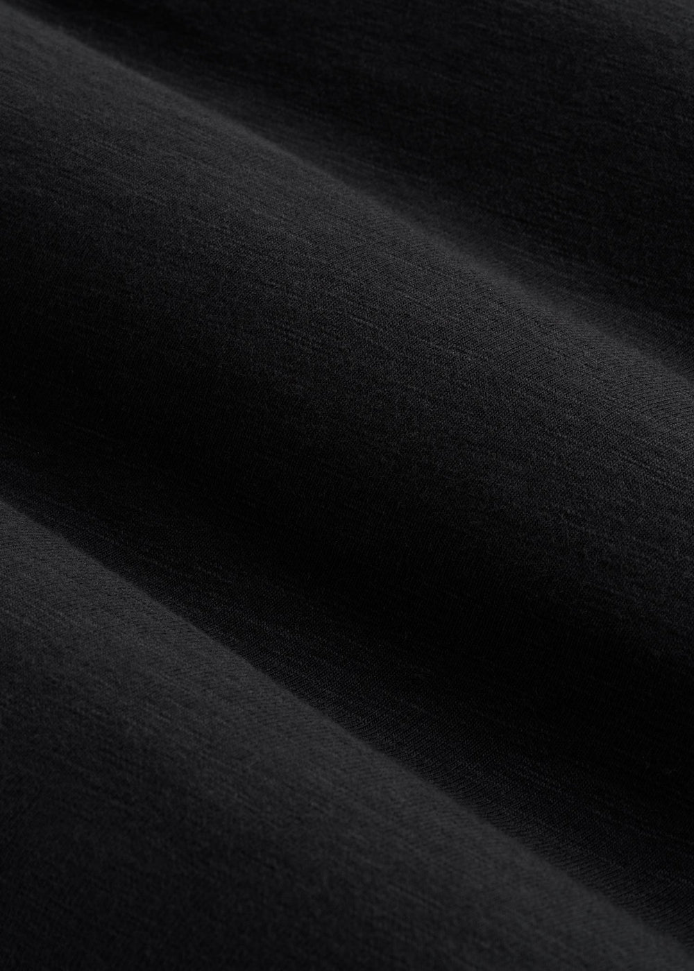 American Tall Outlet | Slub Long Sleeve Scoop Tee for Tall Men in Black