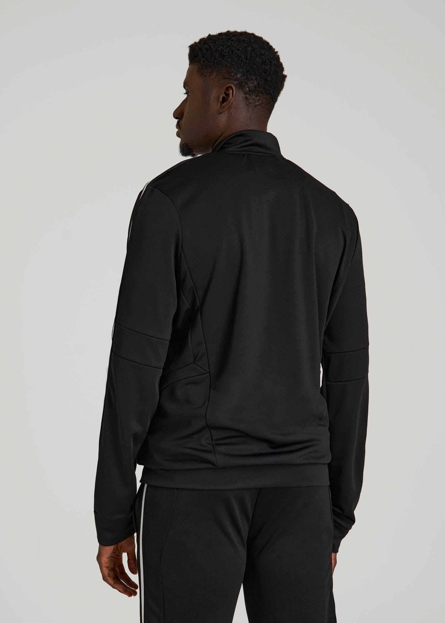 American Tall For Sale | Athletic Stripe Jacket for Tall Men in Black-White Stripe