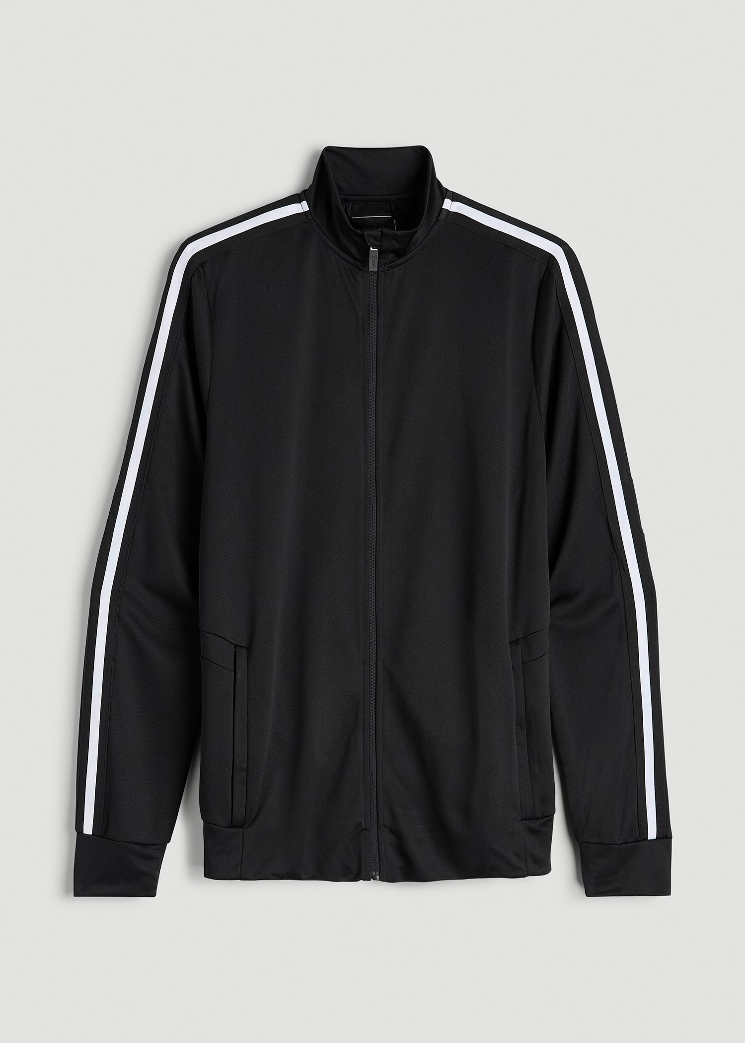 American Tall For Sale | Athletic Stripe Jacket for Tall Men in Black-White Stripe