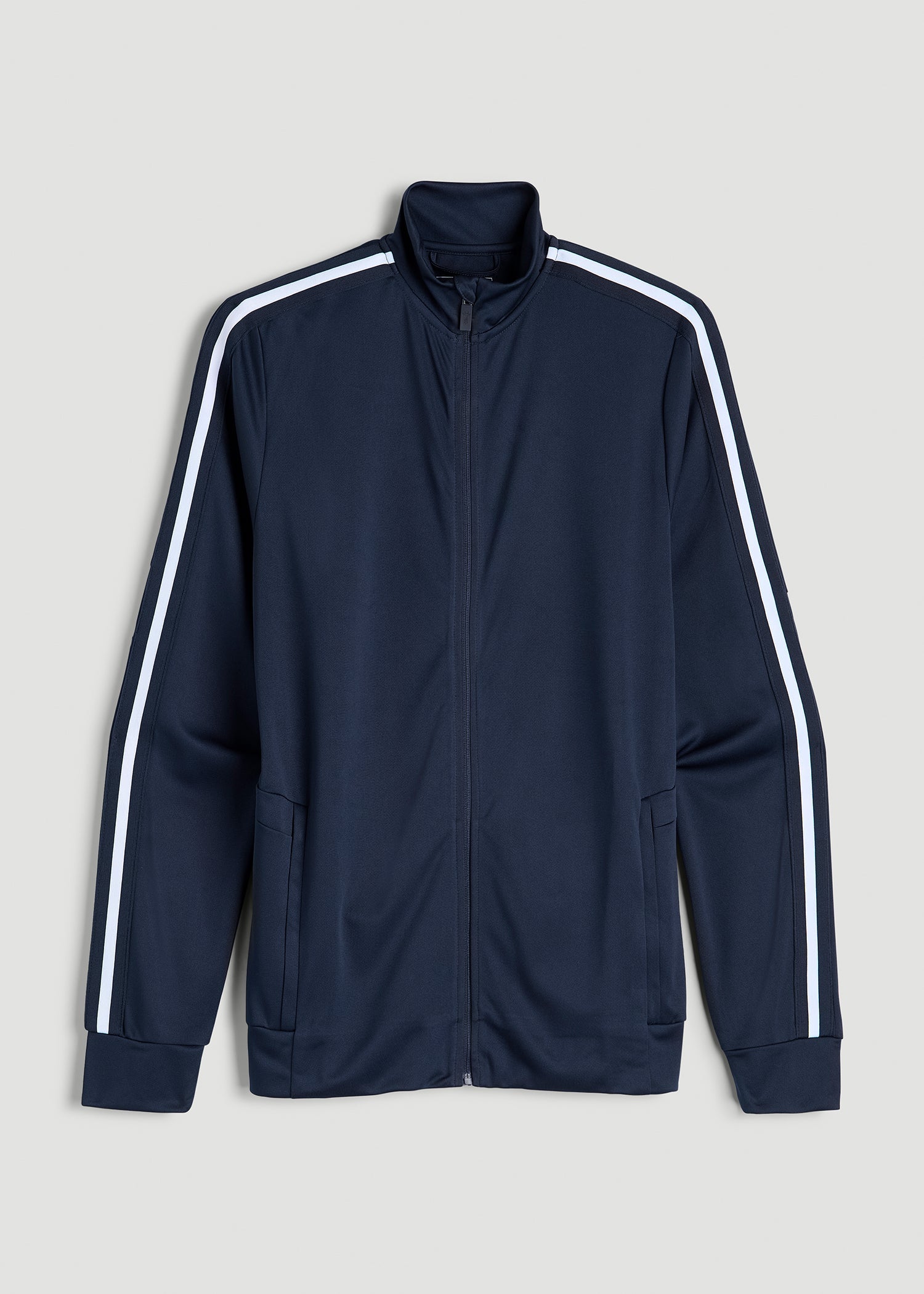 American Tall Sale | Athletic Stripe Jacket for Tall Men in Navy-White Stripe