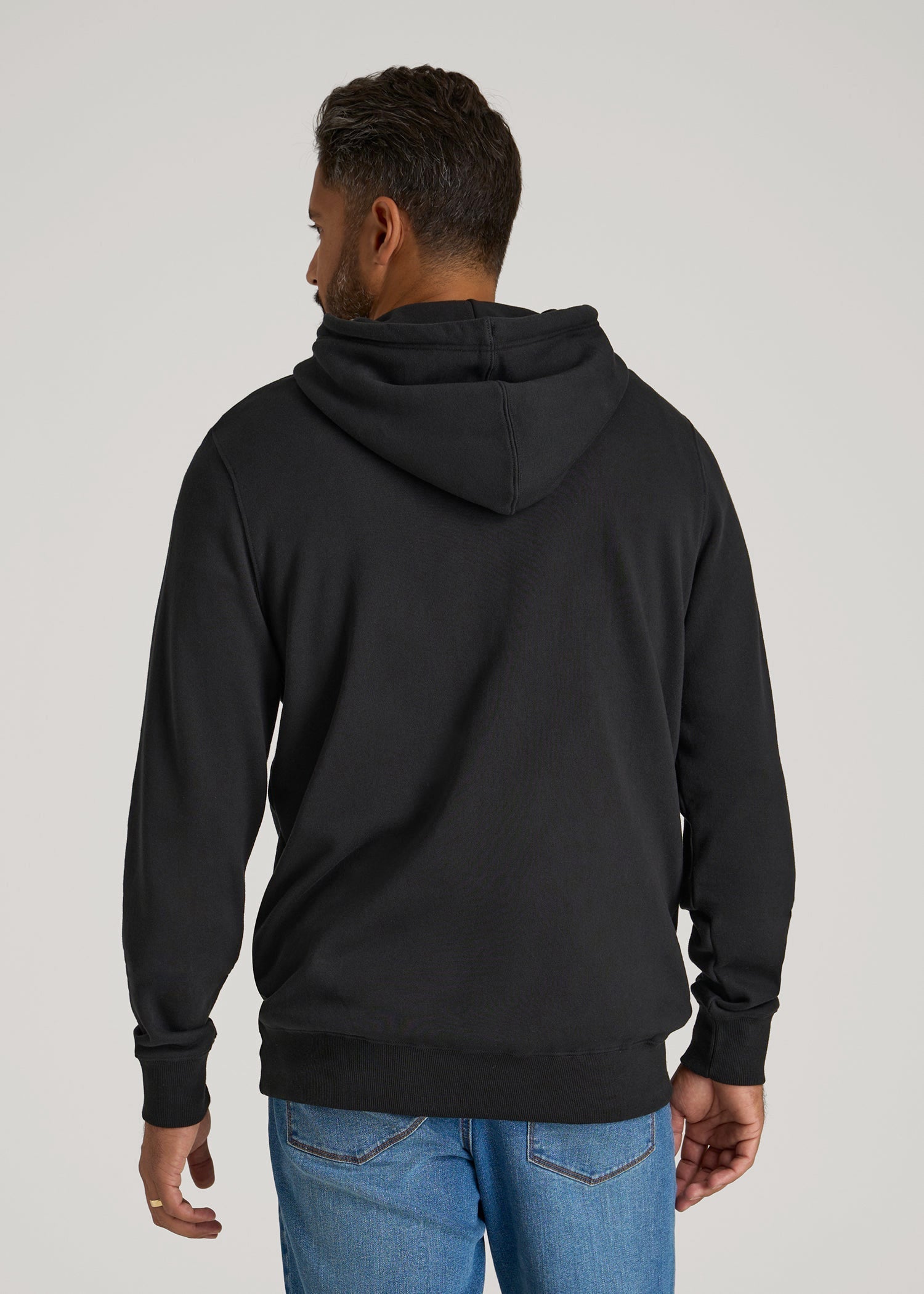American Tall Discount | Logo Hoodie for Tall Men in Black