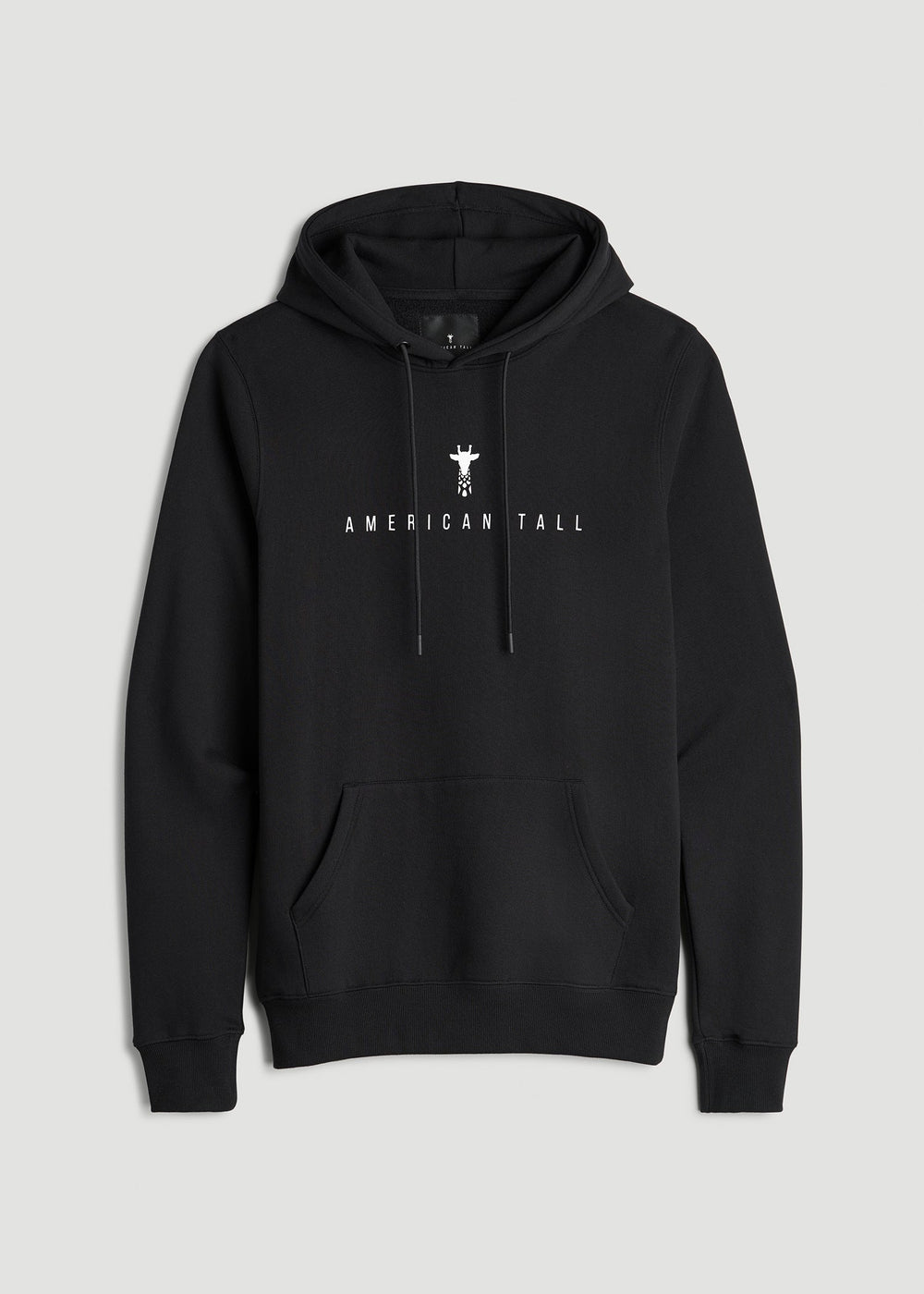 American Tall Discount | Logo Hoodie for Tall Men in Black