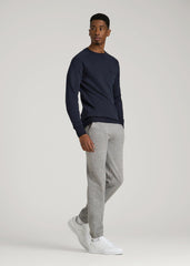 American Tall For Sale | Wearever 2.0 French Terry Crewneck Sweatshirt for Tall Men in Evening Blue
