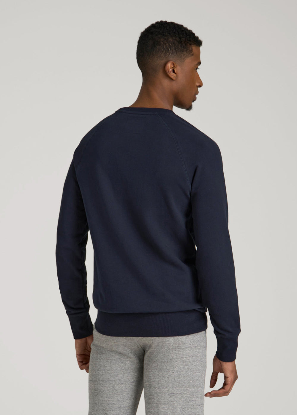 American Tall For Sale | Wearever 2.0 French Terry Crewneck Sweatshirt for Tall Men in Evening Blue