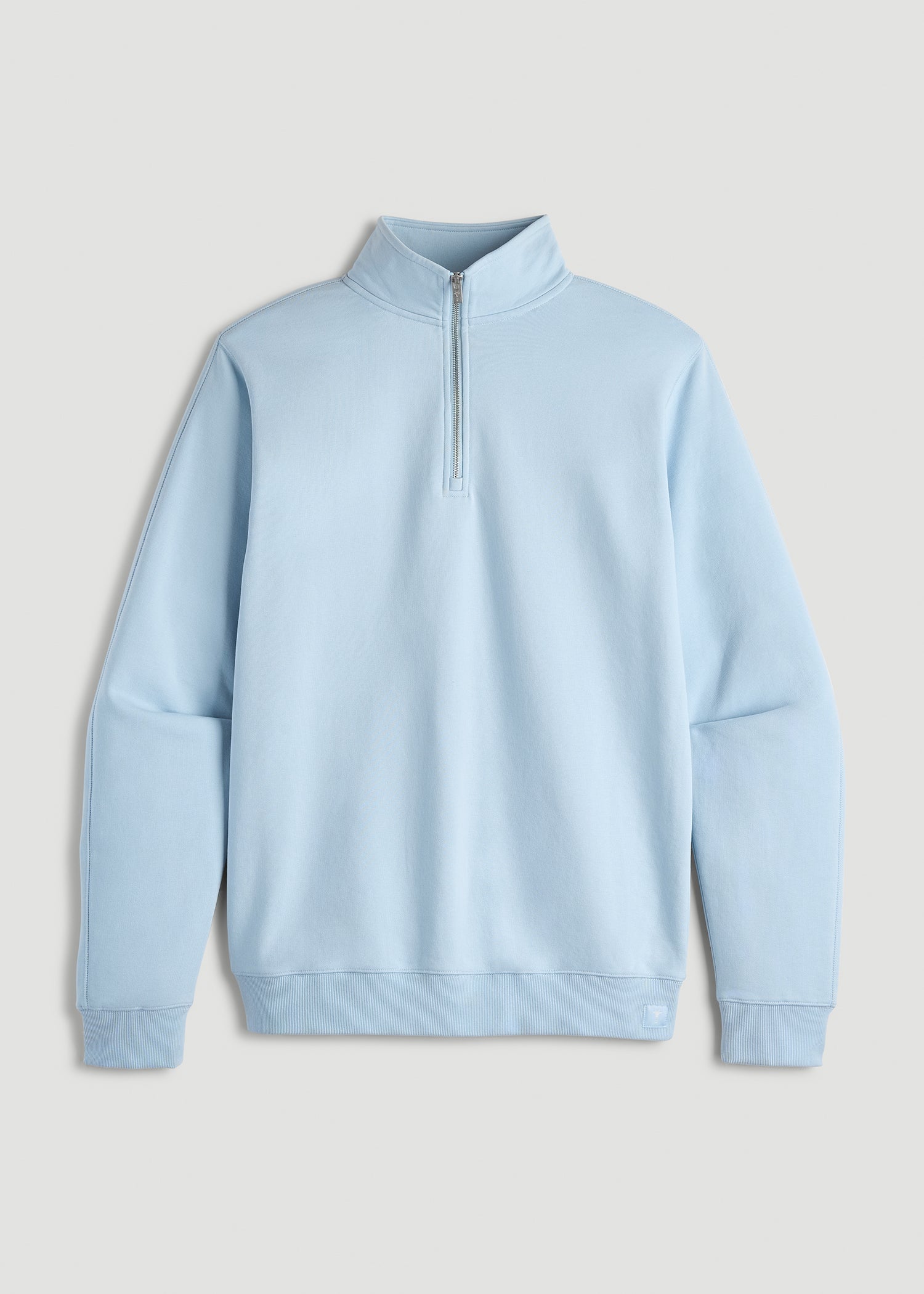 American Tall Online | Wearever 2.0 French Terry Quarter-Zip Tall Men's Sweatshirt in Ice Blue