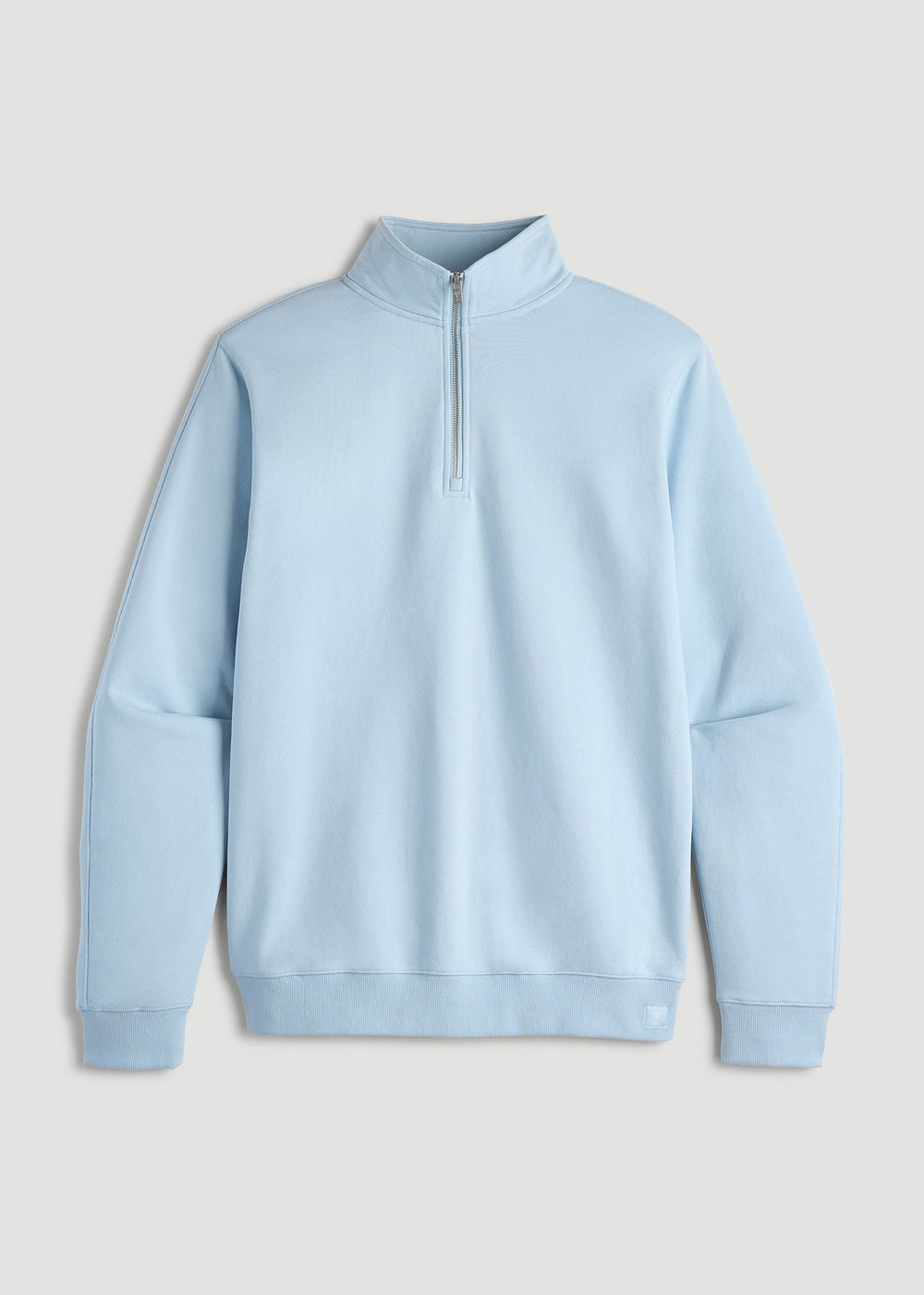 American Tall Online | Wearever 2.0 French Terry Quarter-Zip Tall Men's Sweatshirt in Ice Blue