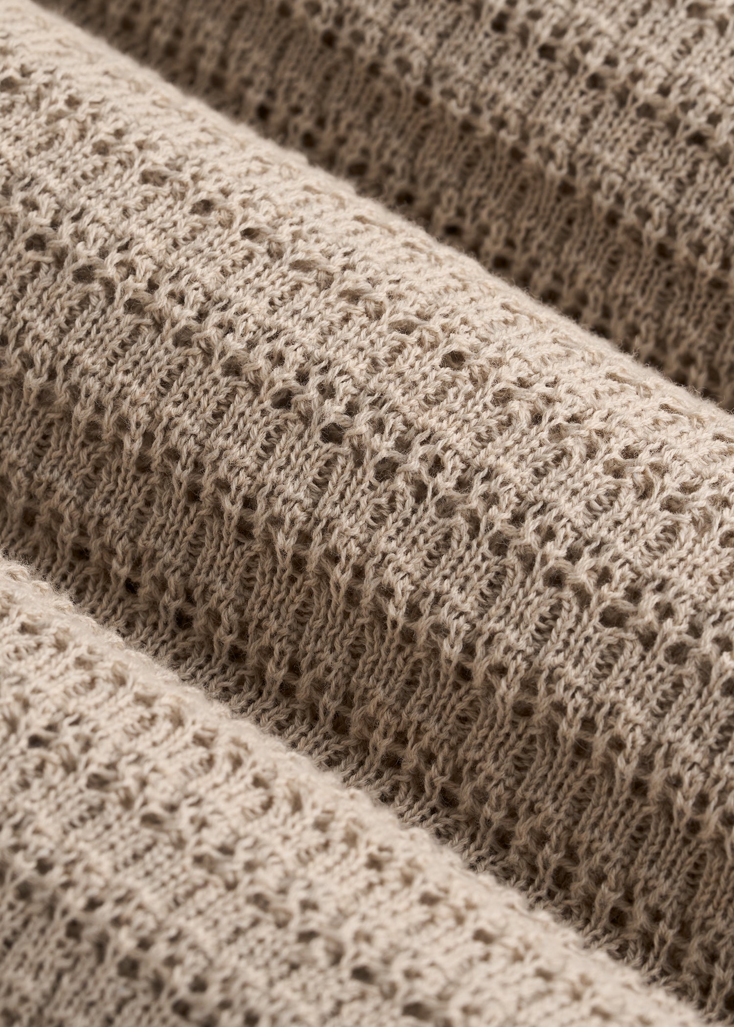 American Tall Online | Short Sleeve Crochet Polo Cardigan for Tall Men in Light Khaki