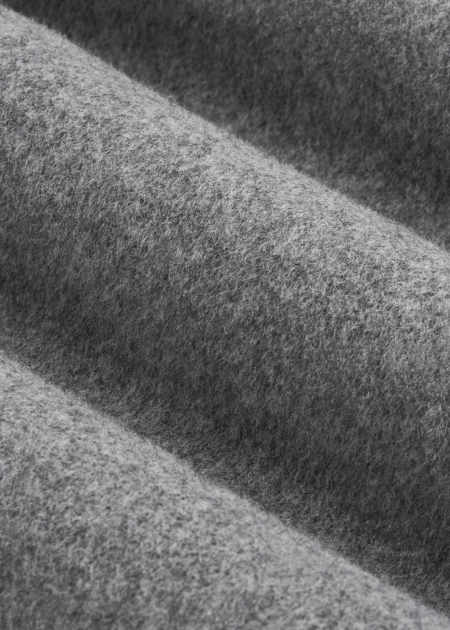 American Tall Outlet | Wool Coat for Tall Men in Mid Grey Mix