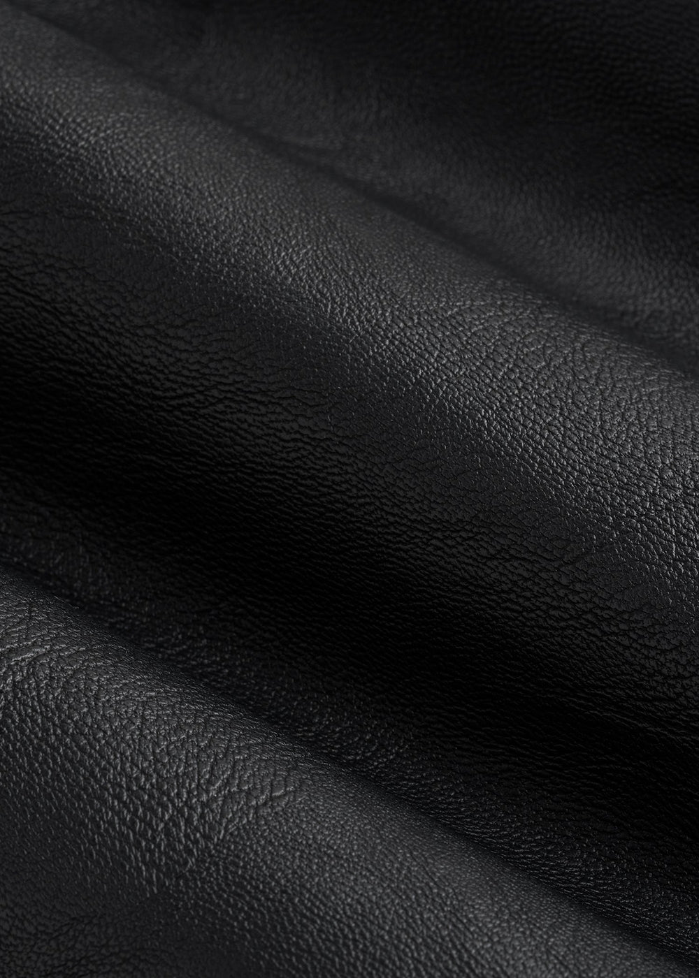 American Tall Discount | True Touch Leather Bomber Jacket for Tall Men in Black