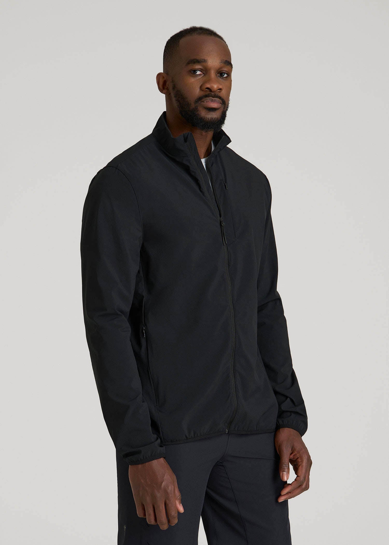 American Tall Outlet | Softshell Jacket for Outdoor Training for Tall Men in Black