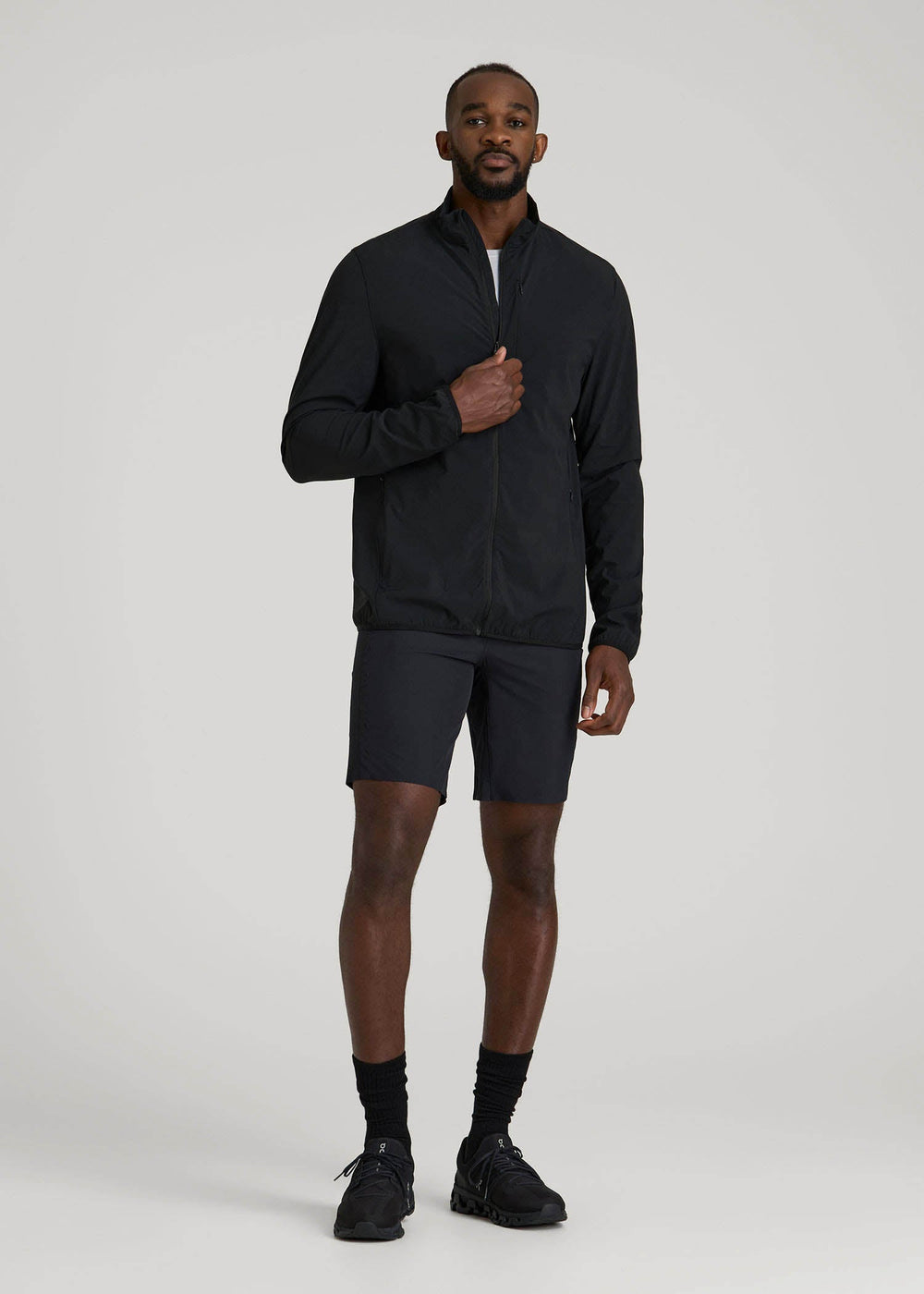 American Tall Outlet | Softshell Jacket for Outdoor Training for Tall Men in Black