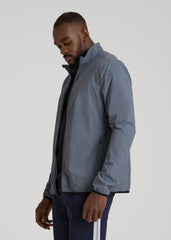 American Tall Outlet | Softshell Jacket for Outdoor Training for Tall Men in Smoky Blue