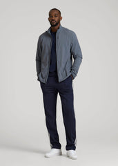 American Tall Outlet | Softshell Jacket for Outdoor Training for Tall Men in Smoky Blue