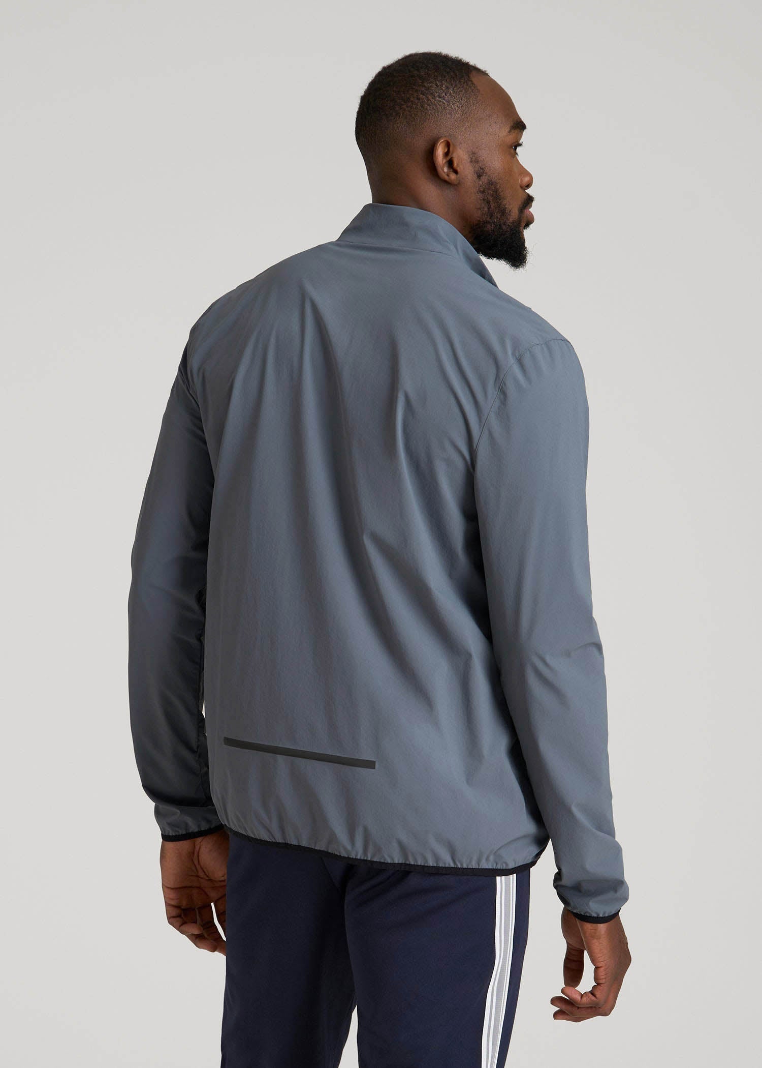 American Tall Outlet | Softshell Jacket for Outdoor Training for Tall Men in Smoky Blue