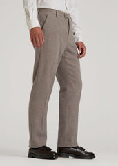 American Tall For Sale | Wool Blend Dress Pants for Tall Men in Taupe Mix