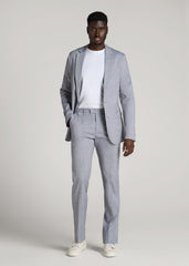 American Tall Sale | Stretch Linen Dress Pants for Tall Men in Navy Linen