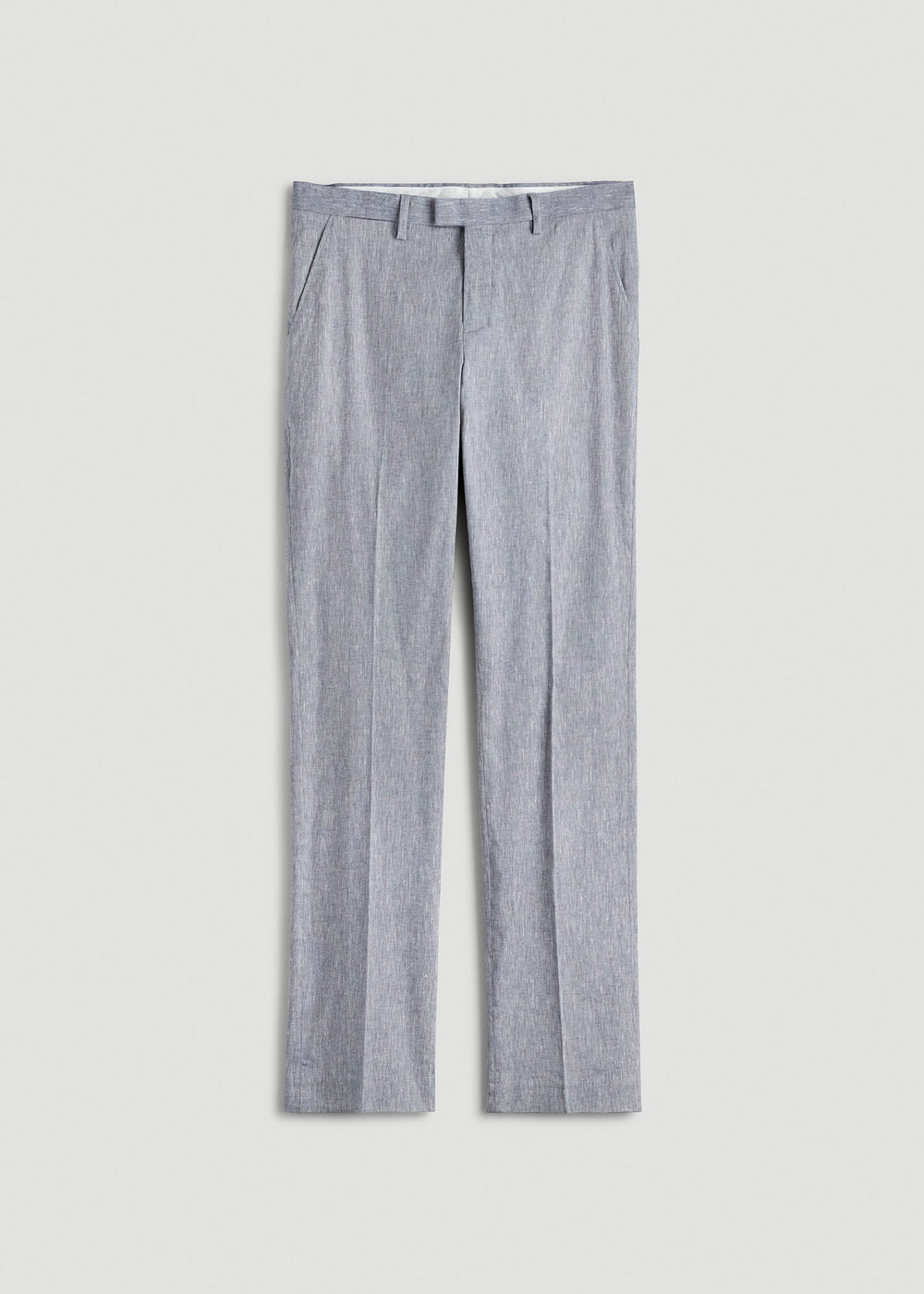 American Tall Sale | Stretch Linen Dress Pants for Tall Men in Navy Linen