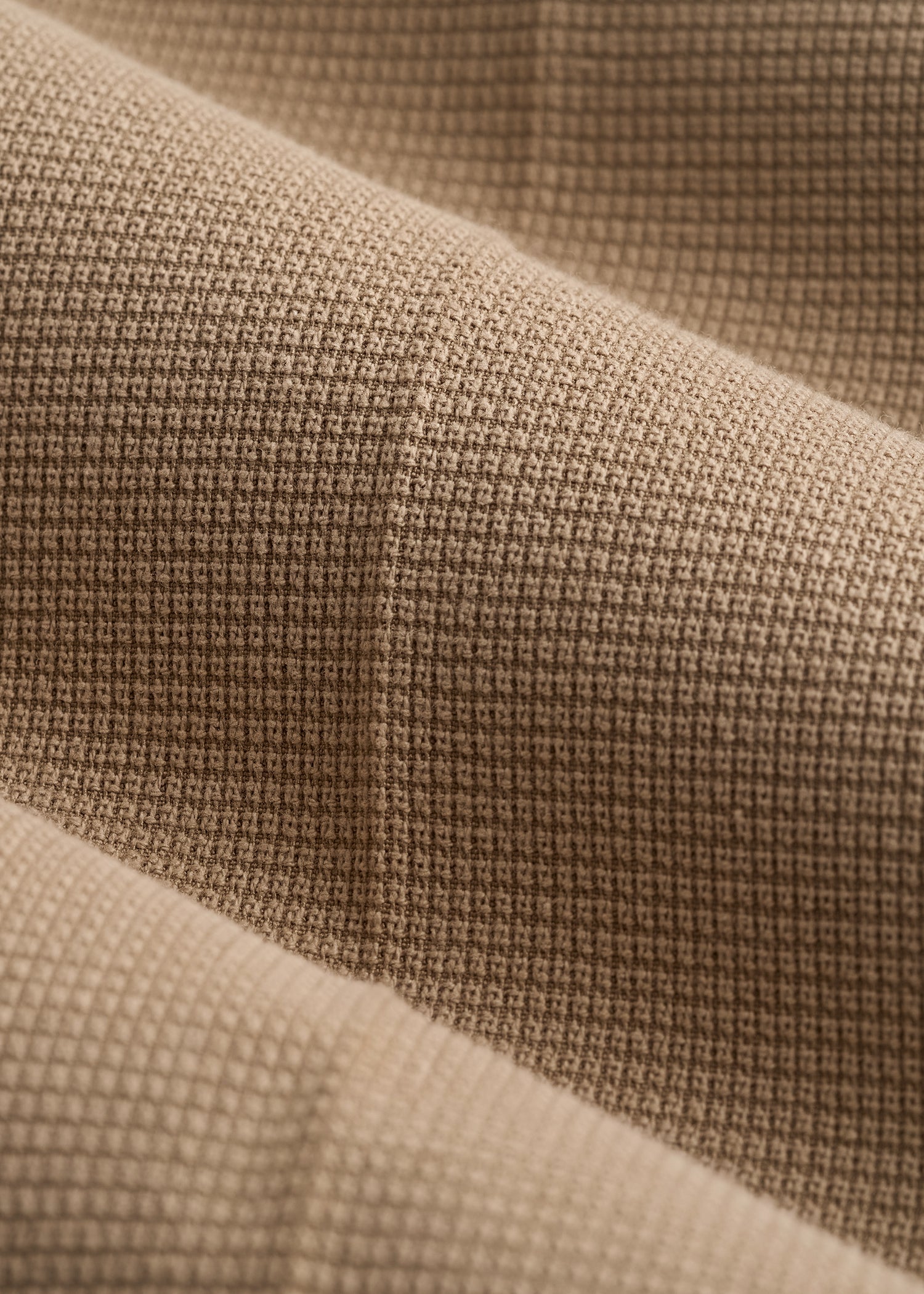 American Tall Outlet | Textured Garment Washed Stretch Cotton Suit Pants for Tall Men in Desert Khaki