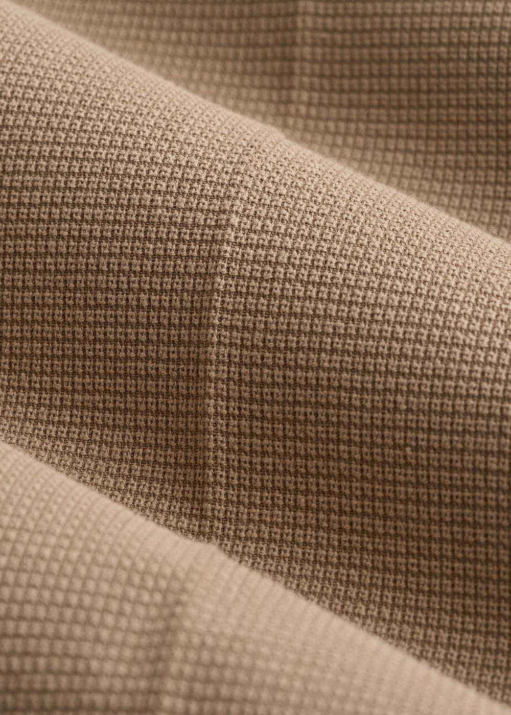 American Tall Outlet | Textured Garment Washed Stretch Cotton Suit Pants for Tall Men in Desert Khaki