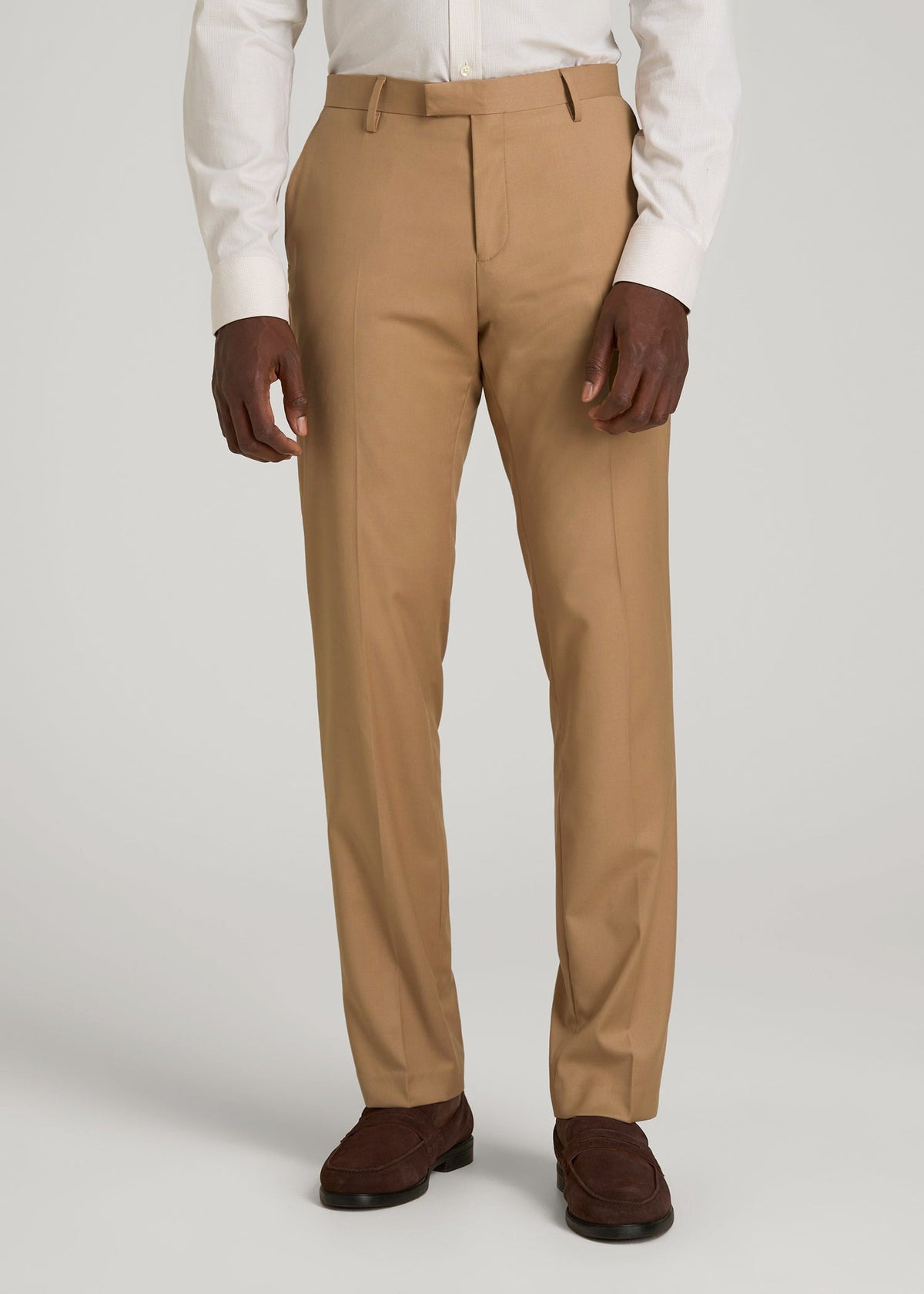 American Tall For Sale | Suit Trousers for Tall Men in Tannin