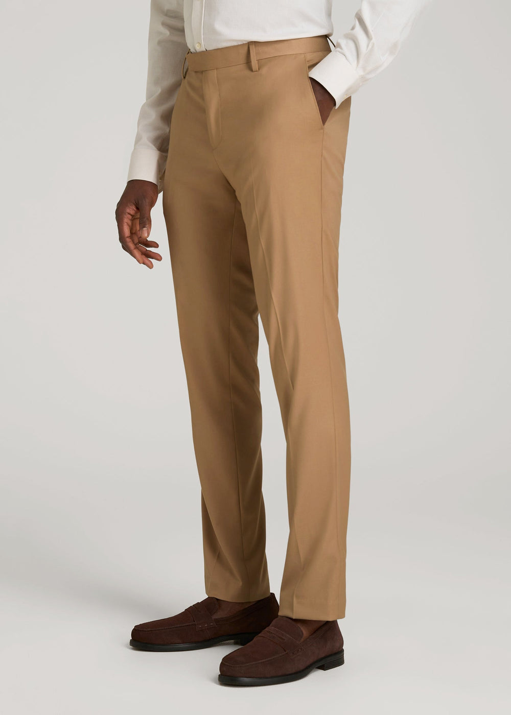 American Tall For Sale | Suit Trousers for Tall Men in Tannin