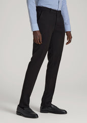 American Tall Online | TAPERED-FIT Stretch Dress Pants for Tall Men in Black