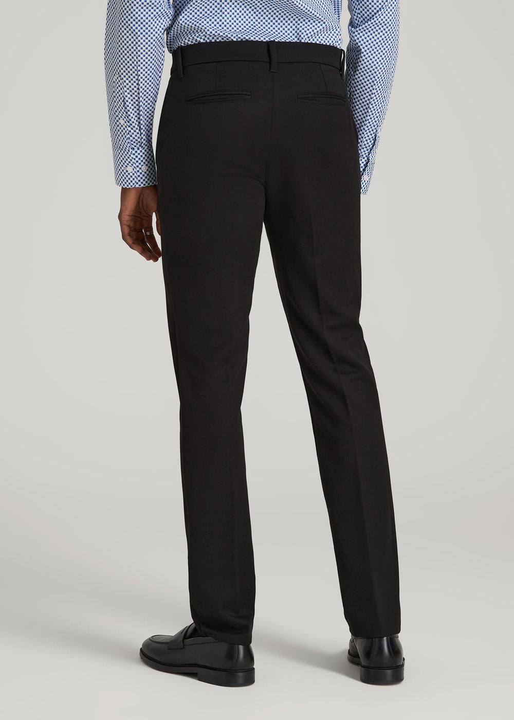 American Tall Online | TAPERED-FIT Stretch Dress Pants for Tall Men in Black