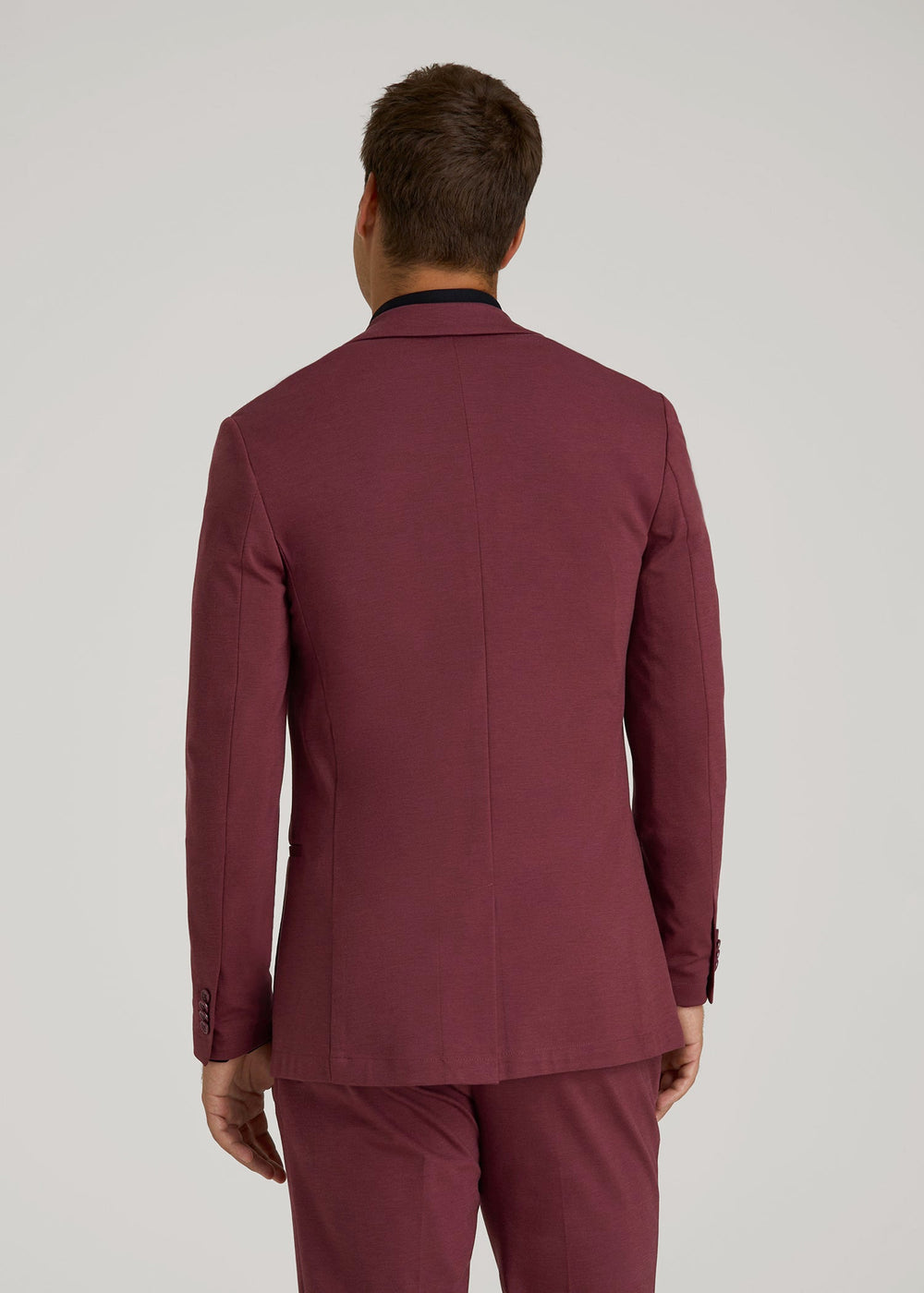 American Tall Outlet | Flex Tech Suit Jacket for Tall Men in Tawny Port Nailhead