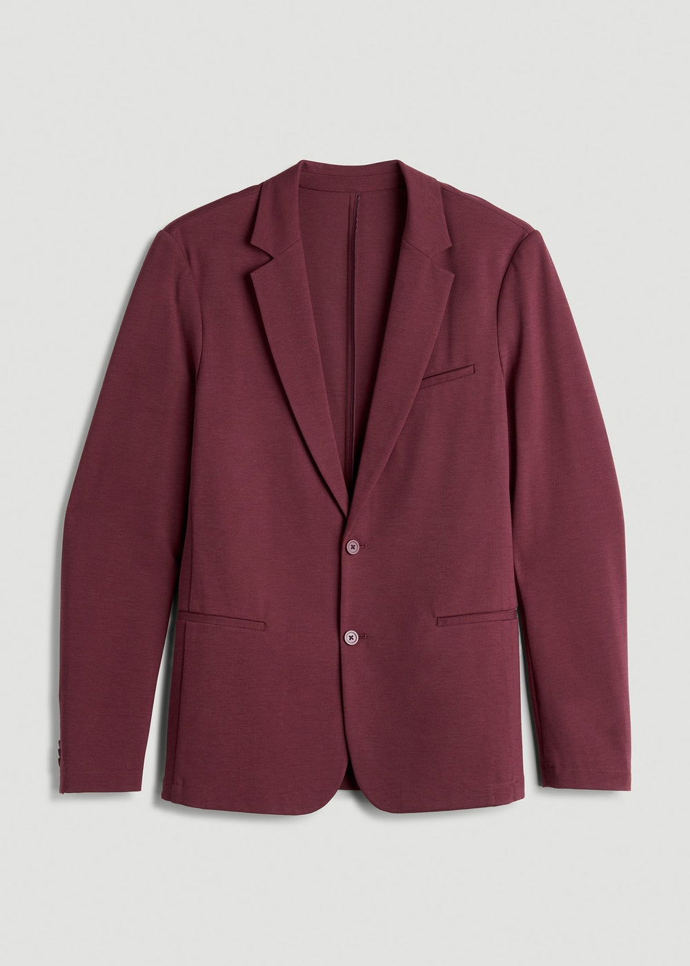 American Tall Outlet | Flex Tech Suit Jacket for Tall Men in Tawny Port Nailhead