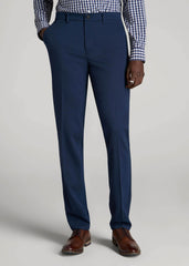 American Tall Online Shop | TAPERED-FIT Stretch Dress Pants for Tall Men in Marine Navy