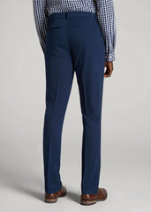 American Tall Online Shop | TAPERED-FIT Stretch Dress Pants for Tall Men in Marine Navy