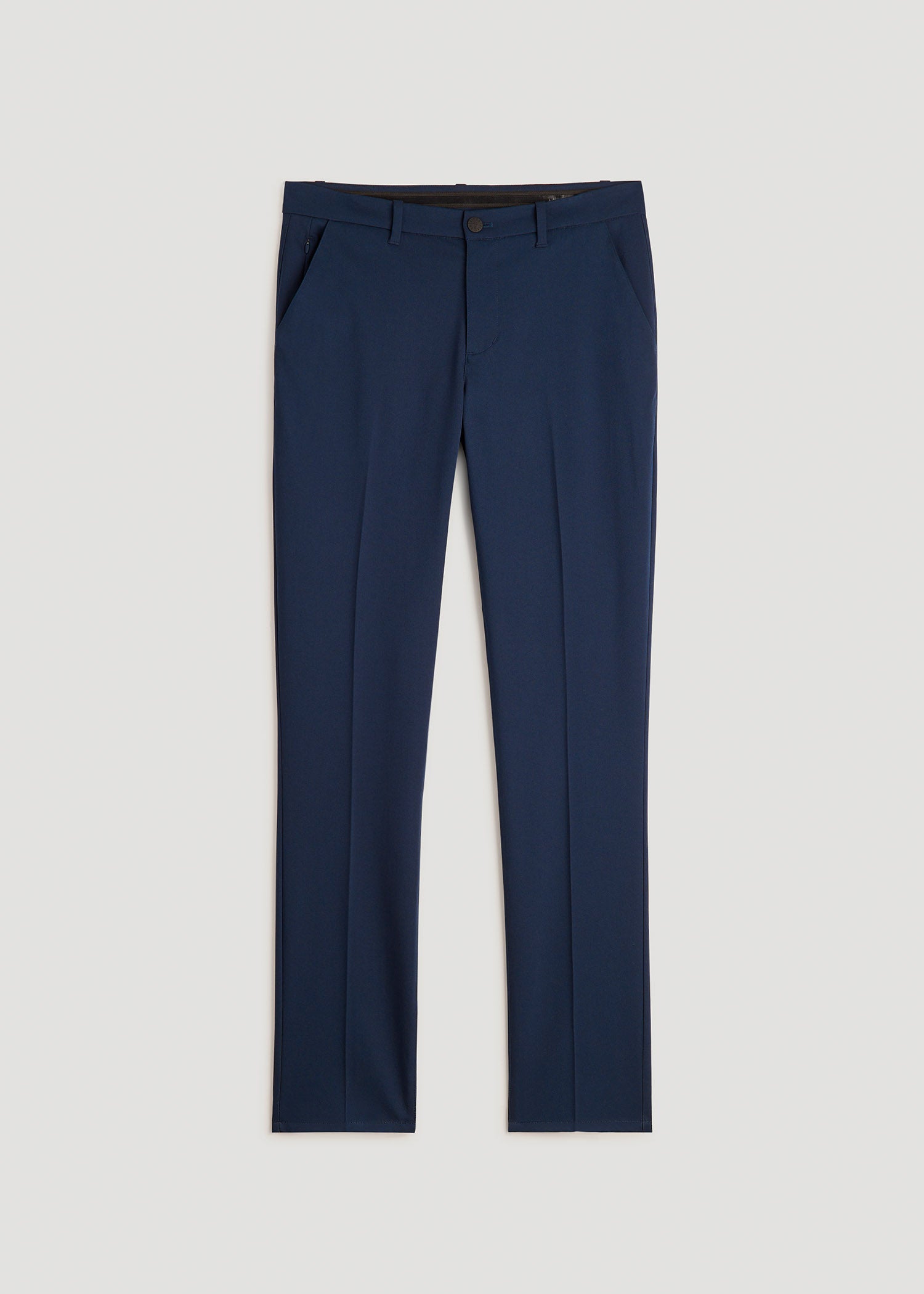 American Tall Online Shop | TAPERED-FIT Stretch Dress Pants for Tall Men in Marine Navy