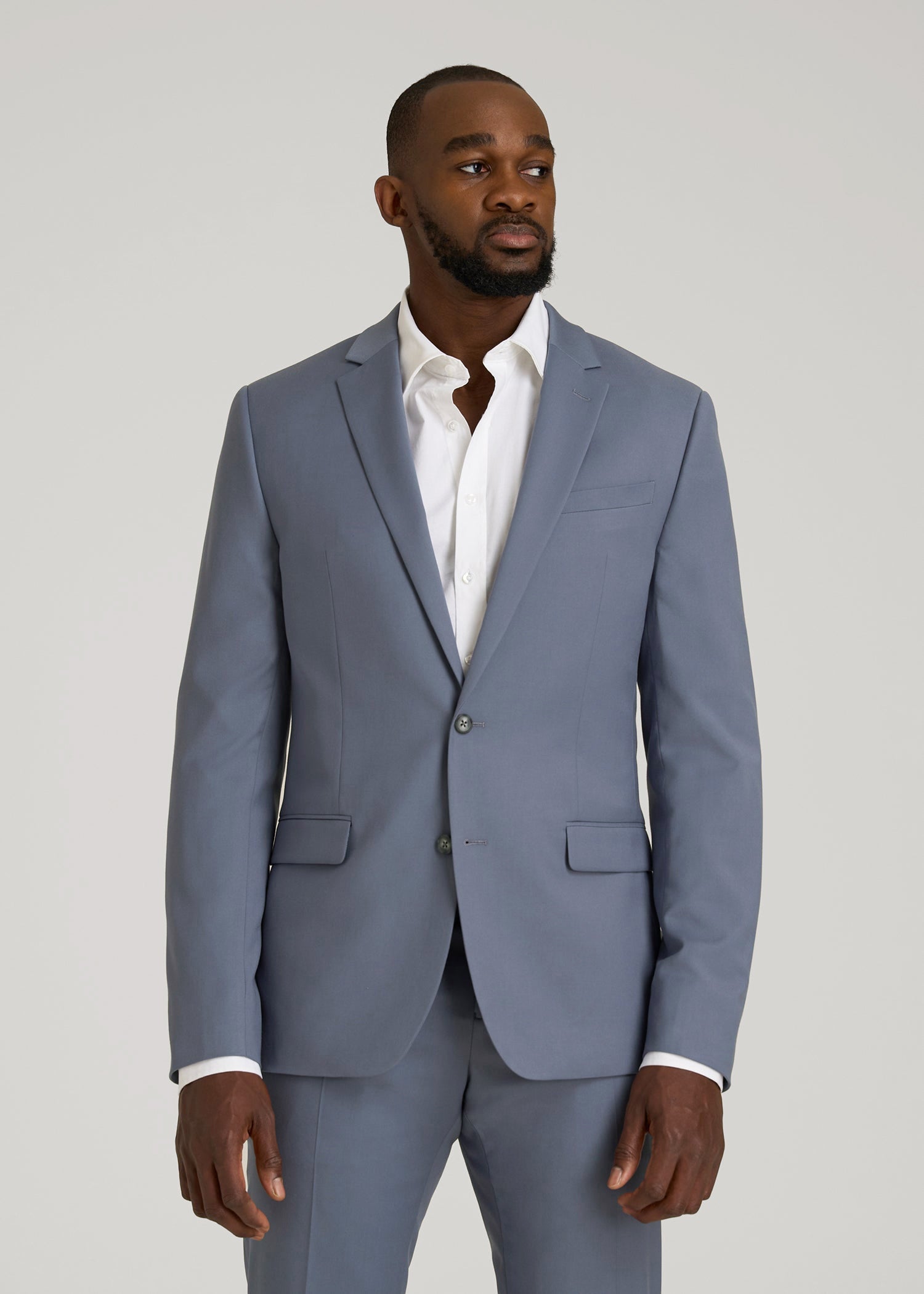 American Tall Sale | Suit Jacket for Tall Men in Blue Slate