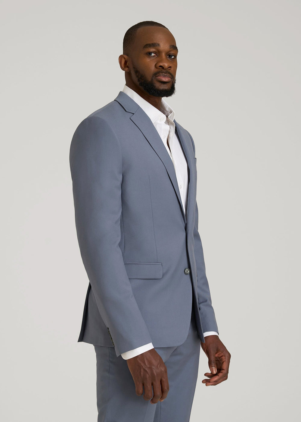 American Tall Sale | Suit Jacket for Tall Men in Blue Slate