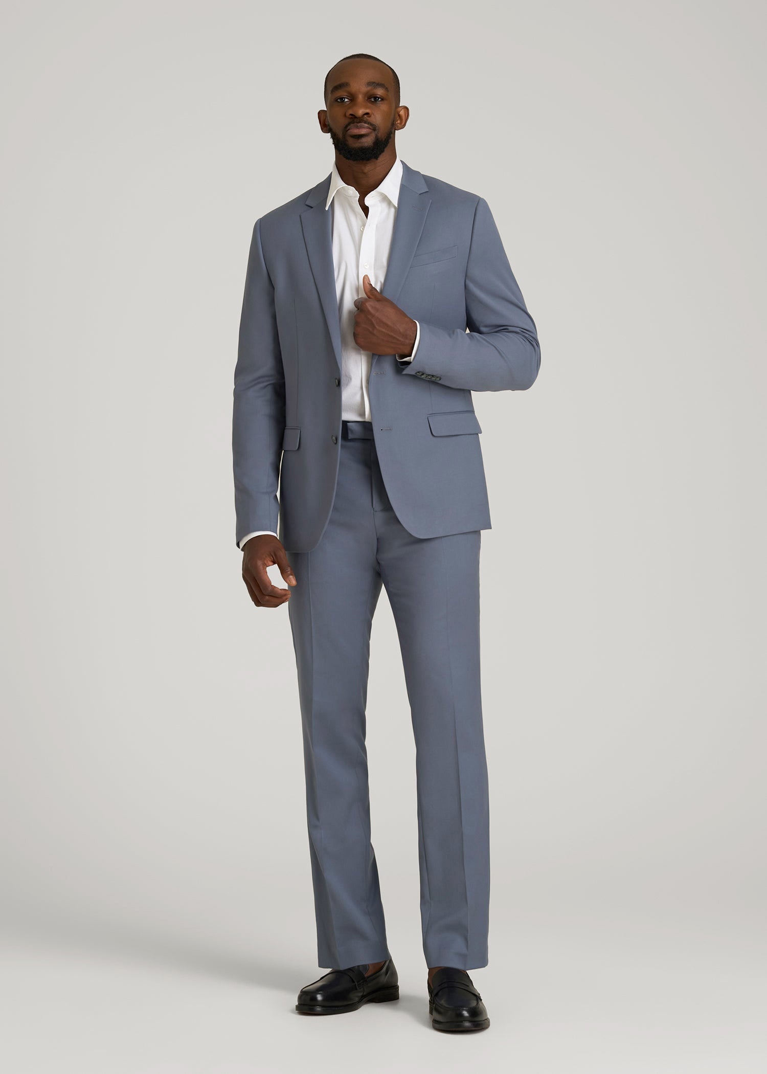 American Tall Sale | Suit Jacket for Tall Men in Blue Slate