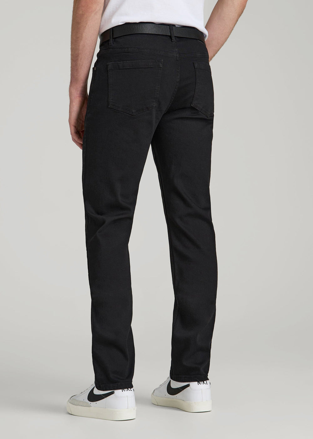 American Tall Online | A.T. Basics Men's Carman Tapered fit Jeans for Tall Men in Black