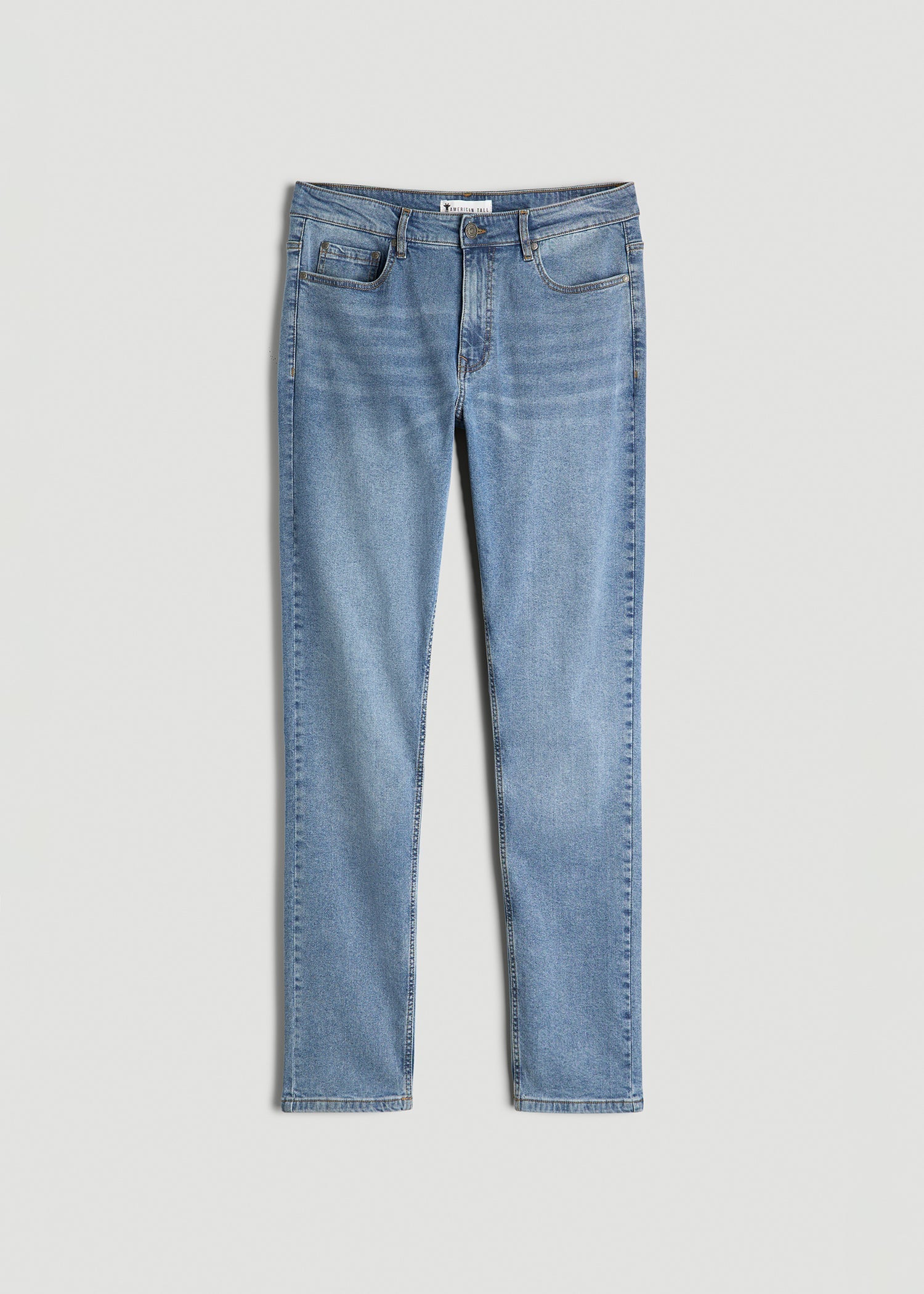American Tall Outlet | A.T. Basics Men's Dylan Slim Fit Jeans for Tall Men in Tufts Blue