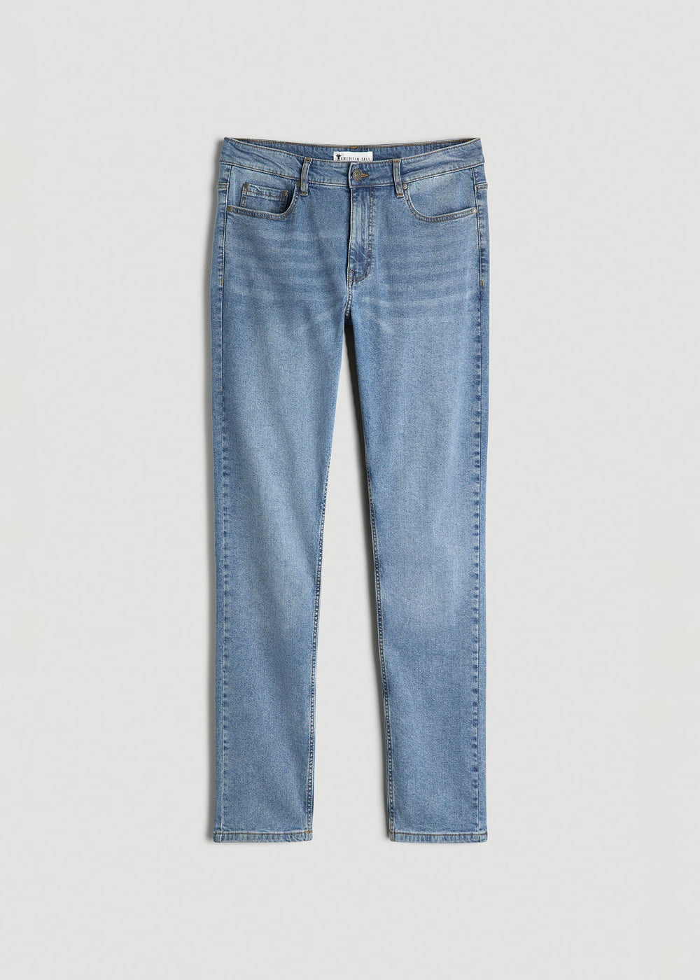 American Tall Outlet | A.T. Basics Men's Dylan Slim Fit Jeans for Tall Men in Tufts Blue