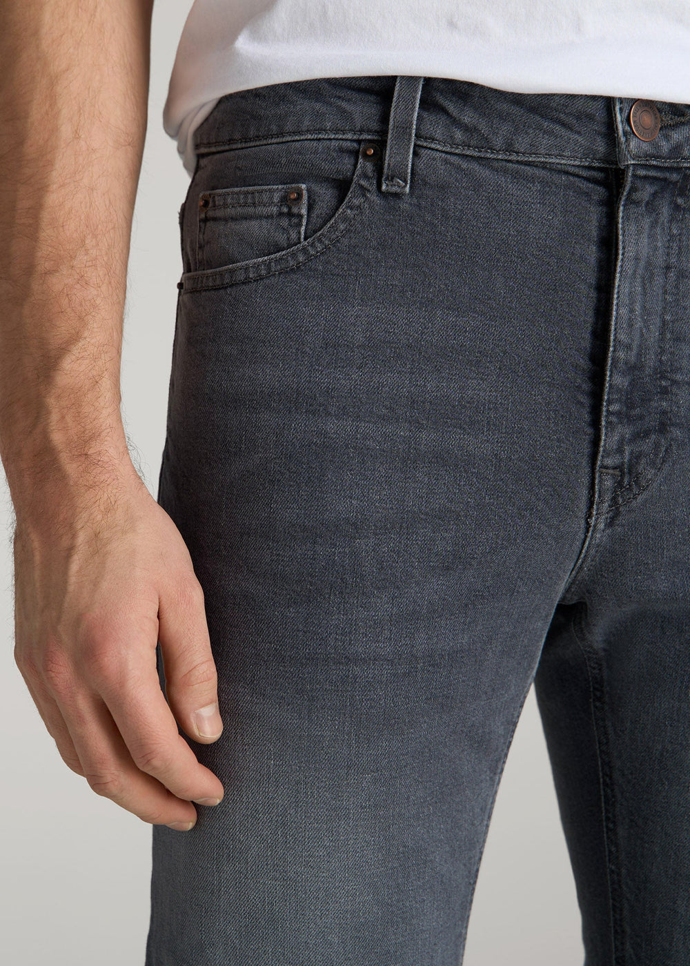 American Tall Online | Americana Collection Dylan Slim Fit Jeans For Tall Men in Wolf Grey