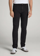 American Tall Sale | Americana Collection Dylan Slim Fit Jeans For Tall Men in Lark Black