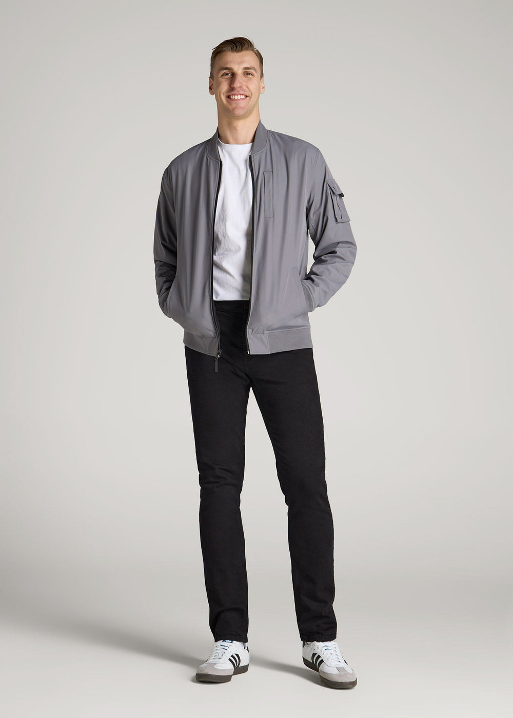 American Tall Sale | Americana Collection Dylan Slim Fit Jeans For Tall Men in Lark Black